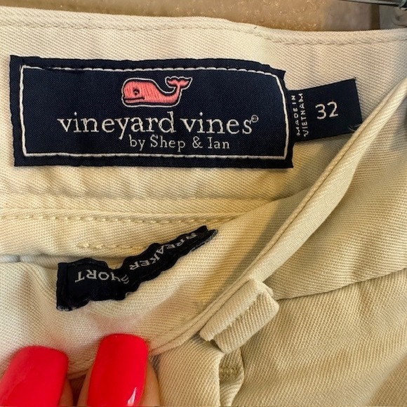Vineyard Vines Men's Light Stone Khaki Breaker Short 9"‎ Cotton Stretch Size 32 - Picture 3 of 7